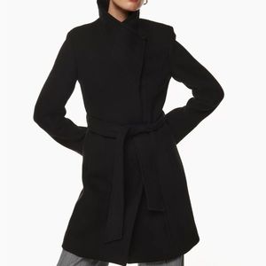 Aritzia Babaton Connor Coat Black